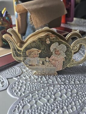 Vintage 1983 B. Shackman & Co. Miniature Toy Tea Set